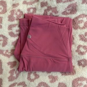 LULU pink blossom align leggings